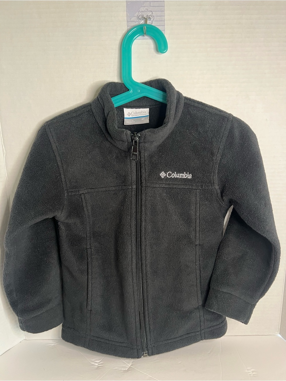 Columbia Kids Black Full-Zip Fleece Jacket
